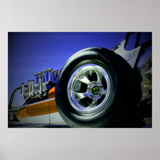 Pôster Nostalgia Dragster (Frente)