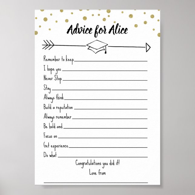 Poster Nota de conselho GRADUATion (Frente)