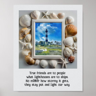 Poster Nota de Farol Inspiracional
