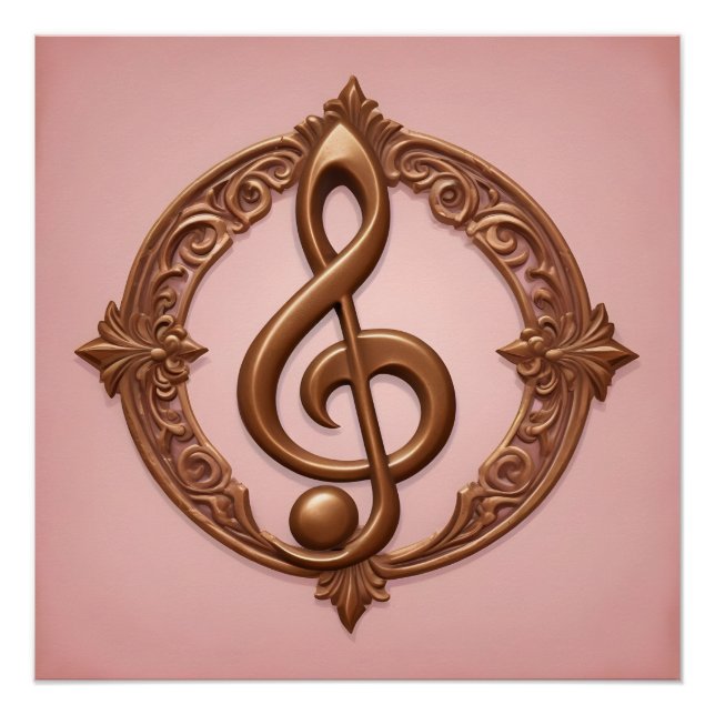 Pôster Nota de Limpeza Musical (Frente)