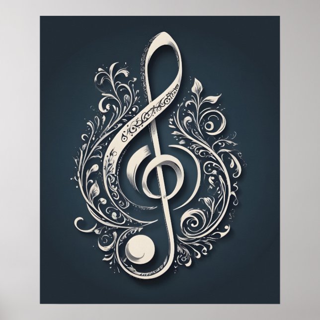 Poster Nota de Limpeza Musical (Frente)