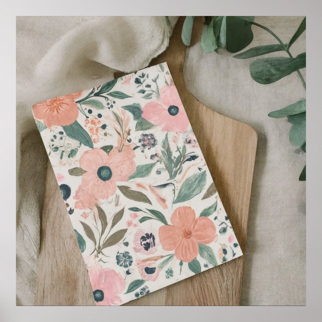 Poster Notebook de ilustração de fototipo moderno imprimí (Frente)