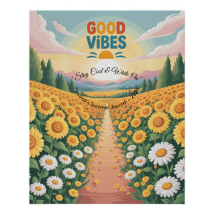Pôster Notebook tropical Summer Vibes