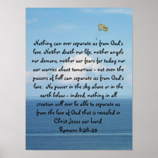 Pôster Nothing can ever separate us from...