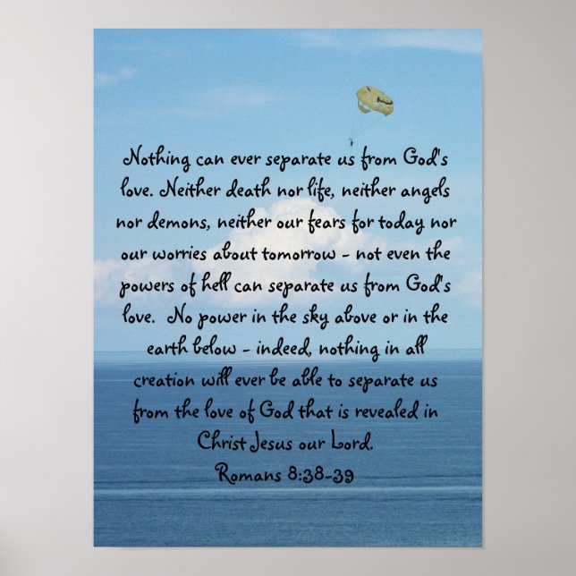 Pôster Nothing can ever separate us from... (Frente)