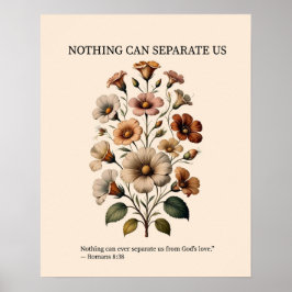 Poster Nothing can separate us from God's love wall art