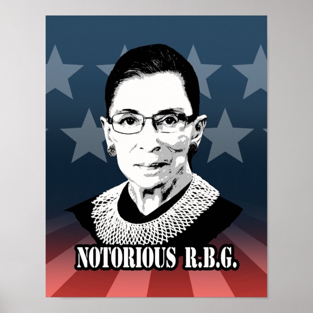 Pôster Notório R.B.G. - Ruth Bader Ginsburg (Frente)