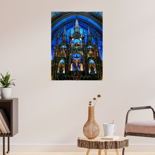 Poster Notre Dame Basilica Altar (Sala de Estar 3)