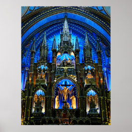 Poster Notre Dame Basilica Altar