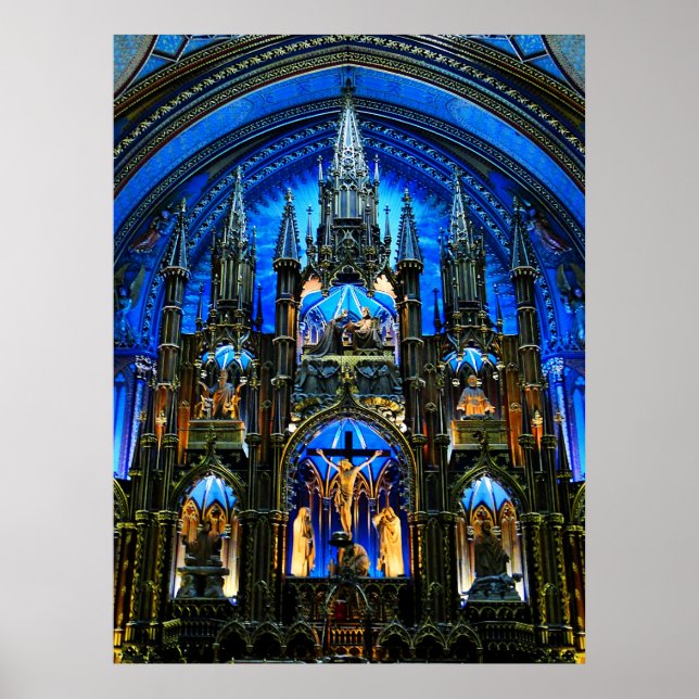 Poster Notre Dame Basilica Altar (Frente)