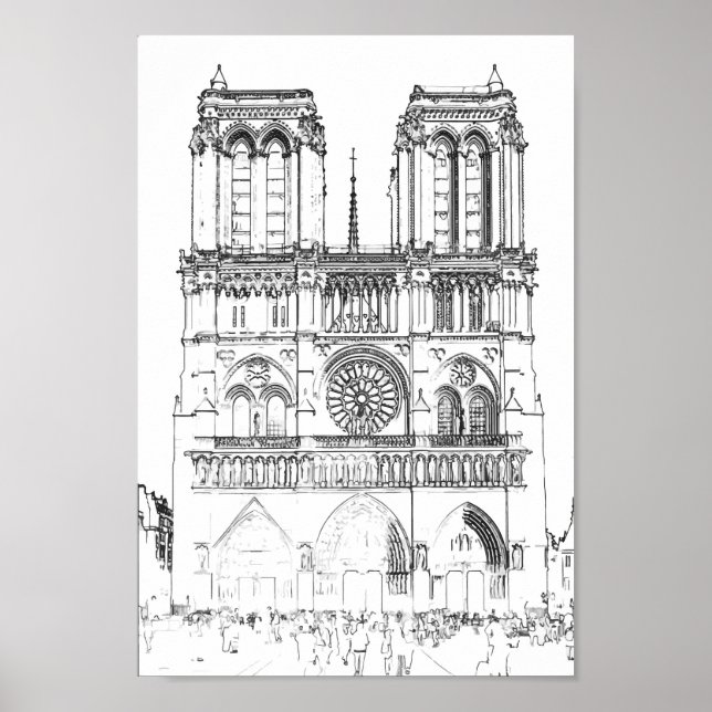Poster Notre Dame de Paris (Frente)
