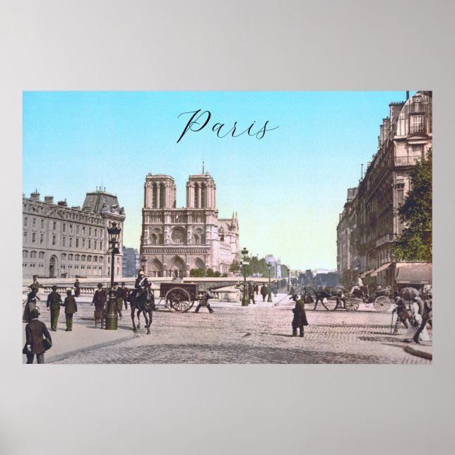Poster Notre-Dame de Paris (1890) (Frente)