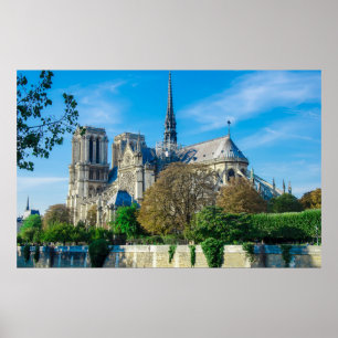 Poster Notre Dame de Paris, França