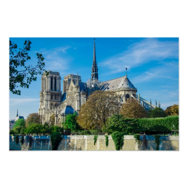 Pôster Notre Dame de Paris, França (Frente)