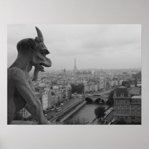 Pôster Notre Dame Gargoyle