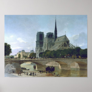 Pôster Notre Dame, Paris, 1884