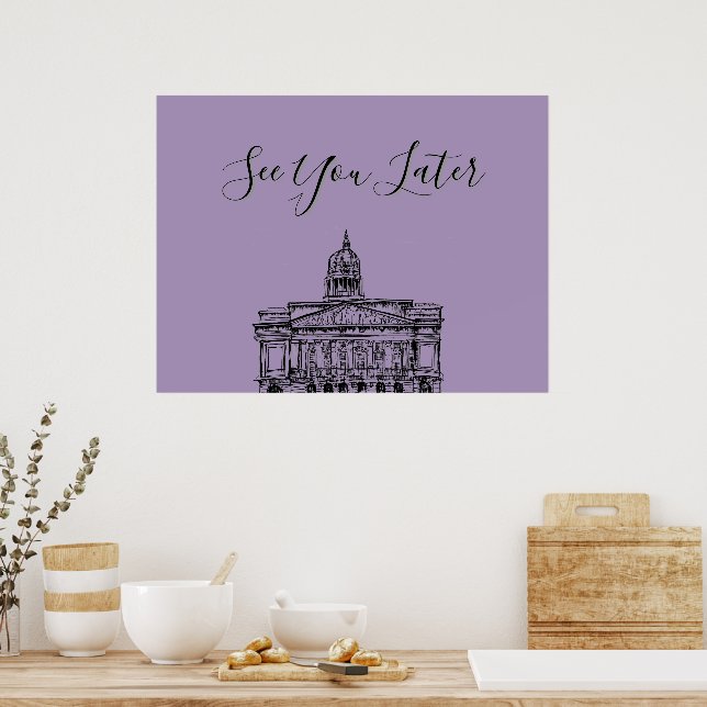 Poster Nottingham Floral Tone Sketch (Cozinha)