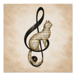 Pôster Noturno - Um estudo em música e silêncio