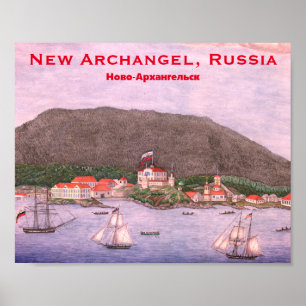 Poster Nova Arcanjo, pintura Rússia (Sitka)