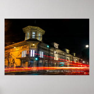 Poster Nova arquitetura de arte das índias estética