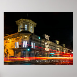 Poster Nova arquitetura de arte das índias estética