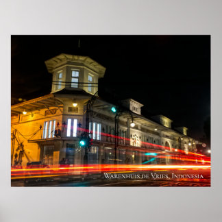 Poster Nova arquitetura de arte das índias estética