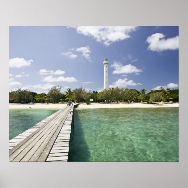 Pôster Nova Caledónia, Amedee Islet. Amedee Islet Pier. (Frente)