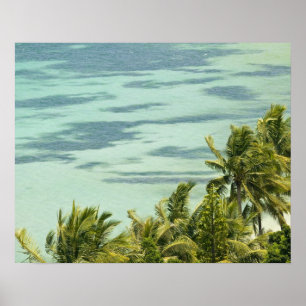 Pôster Nova Caledônia, Ilha Grande Terre, Noumea. Anse