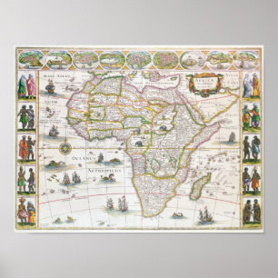Pôster Nova de África, c.1617
