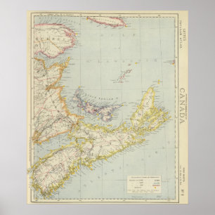 Pôster Nova Escócia, Prince Edward Island, Novo Brunswic