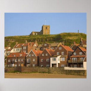 Poster Nova habitação e igreja de St Margarets, Whitby,