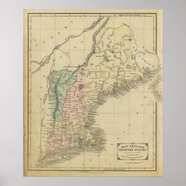 Poster Nova Inglaterra (Frente)