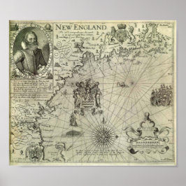 Pôster Nova Inglaterra - 1616