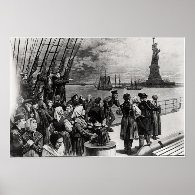 Poster Nova Iorque - Bem-vindos à terra da liberdade (Frente)