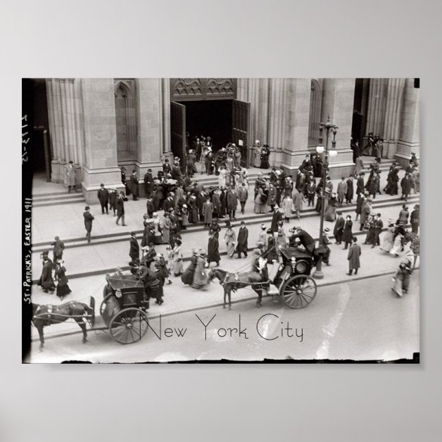 Poster Nova Iorque de Vintage (Frente)