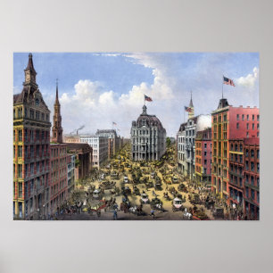 Poster Nova Iorque de Vintage