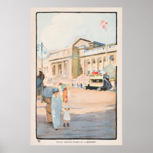 Poster Nova Iorque de Vintage