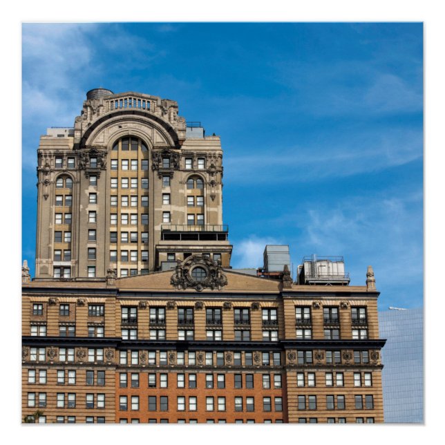 Pôster Nova Iorque do edifício Whitehall (Frente)