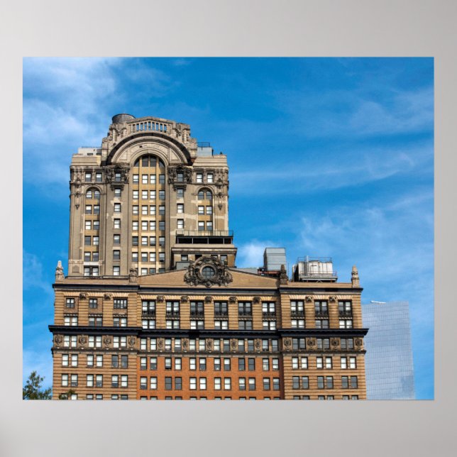 Poster Nova Iorque do edifício Whitehall (Frente)