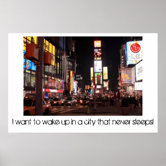 Pôster Nova Iorque, Nova Iorque