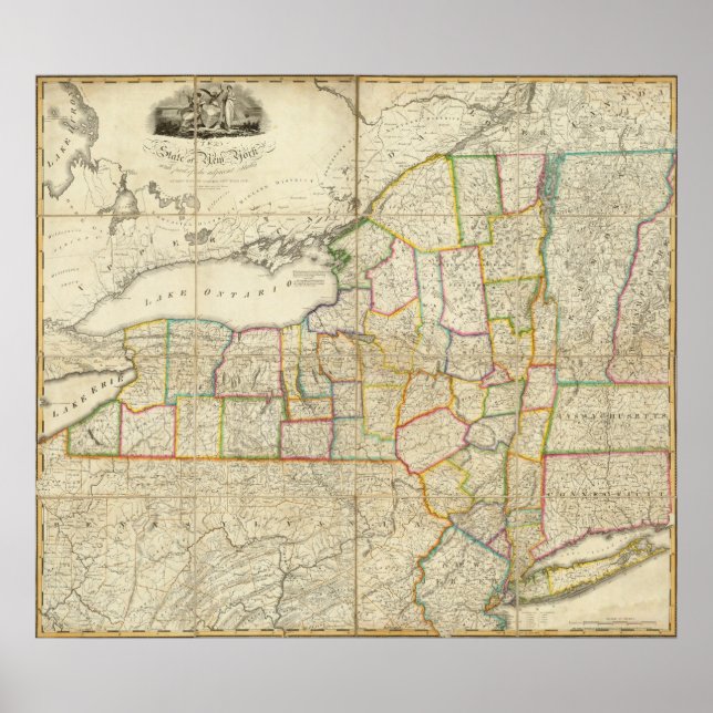 Pôster Nova Iorque, Nova Iorque (Frente)