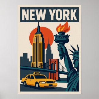 Poster Nova Iorque poster, nova arte do horizonte, manhat