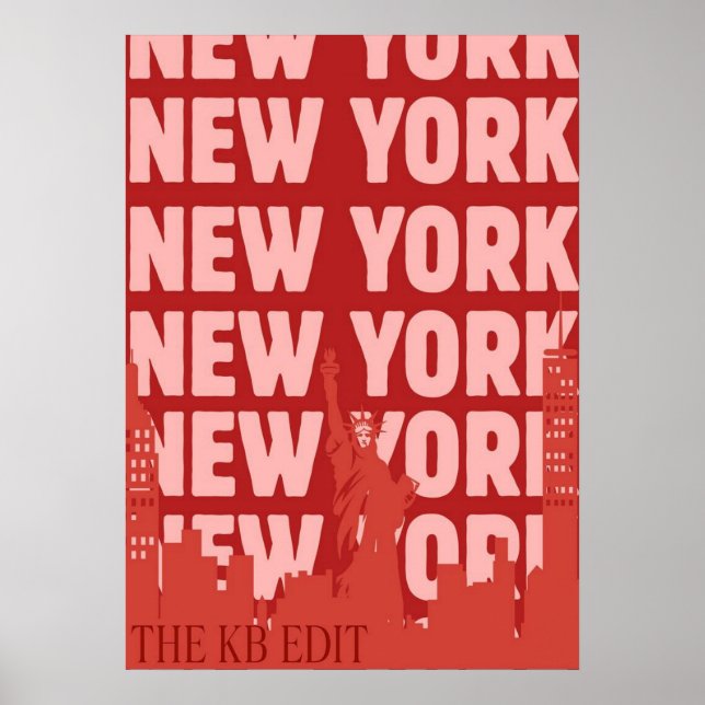 Poster Nova Iorque poster, nova arte do horizonte, manhat (Frente)