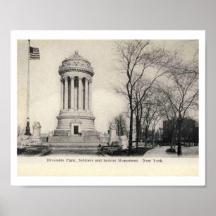Poster Nova Iorque, Riverside Park Monument, 1905