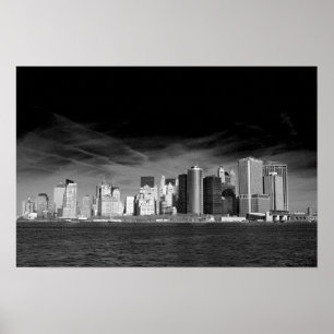 Poster Nova Iorque Skyline Estados Unidos Da América