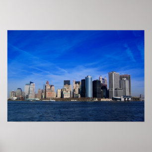 Poster Nova Iorque Skyline Estados Unidos Da América