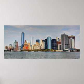 Poster Nova Iorque Skyline/W Torre Livre