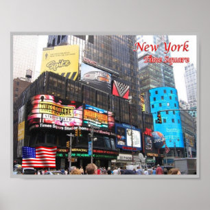 Poster Nova Iorque - Time Square - Estados Unidos -