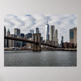 Poster Nova Iorque View do Brooklyn