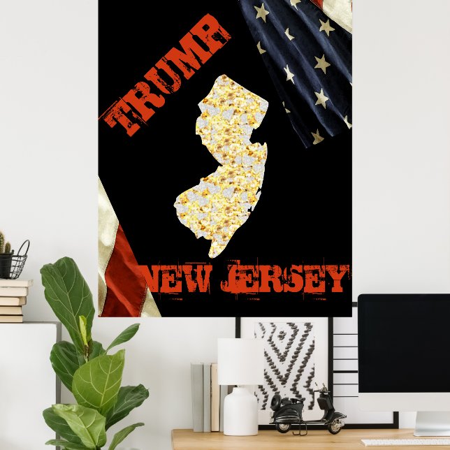 POSTER NOVA JERSEY  (Escritório em casa)